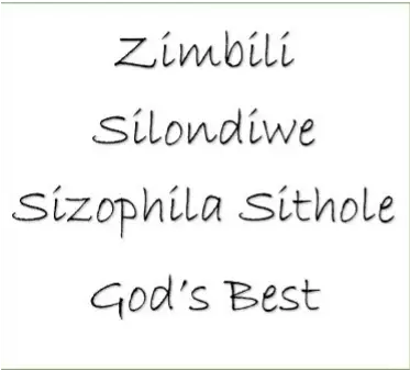 Sis Silondiwe God's Best avatar picture