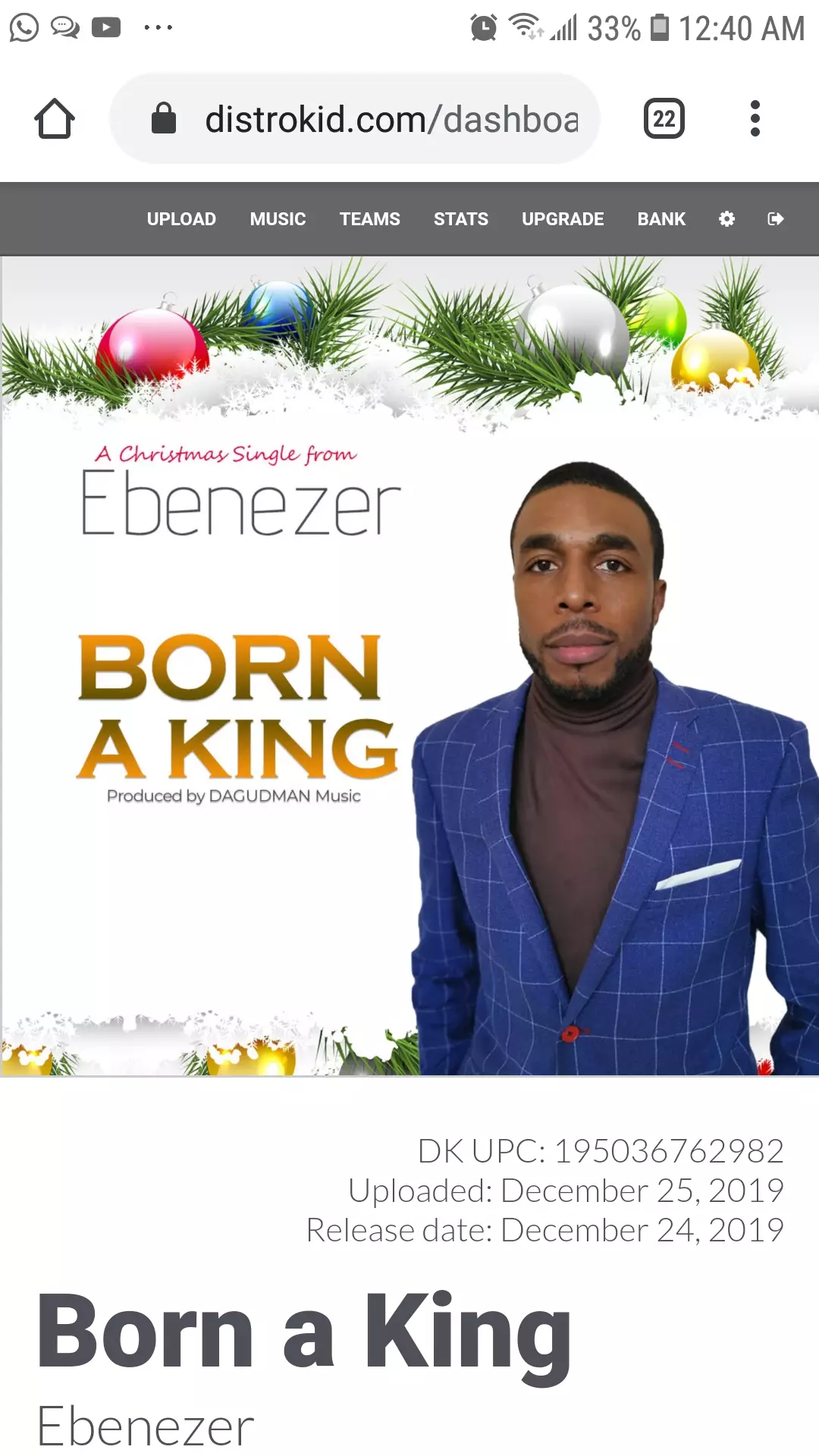 Dcn Ebenezer Thé GREAT & BLESSED avatar picture