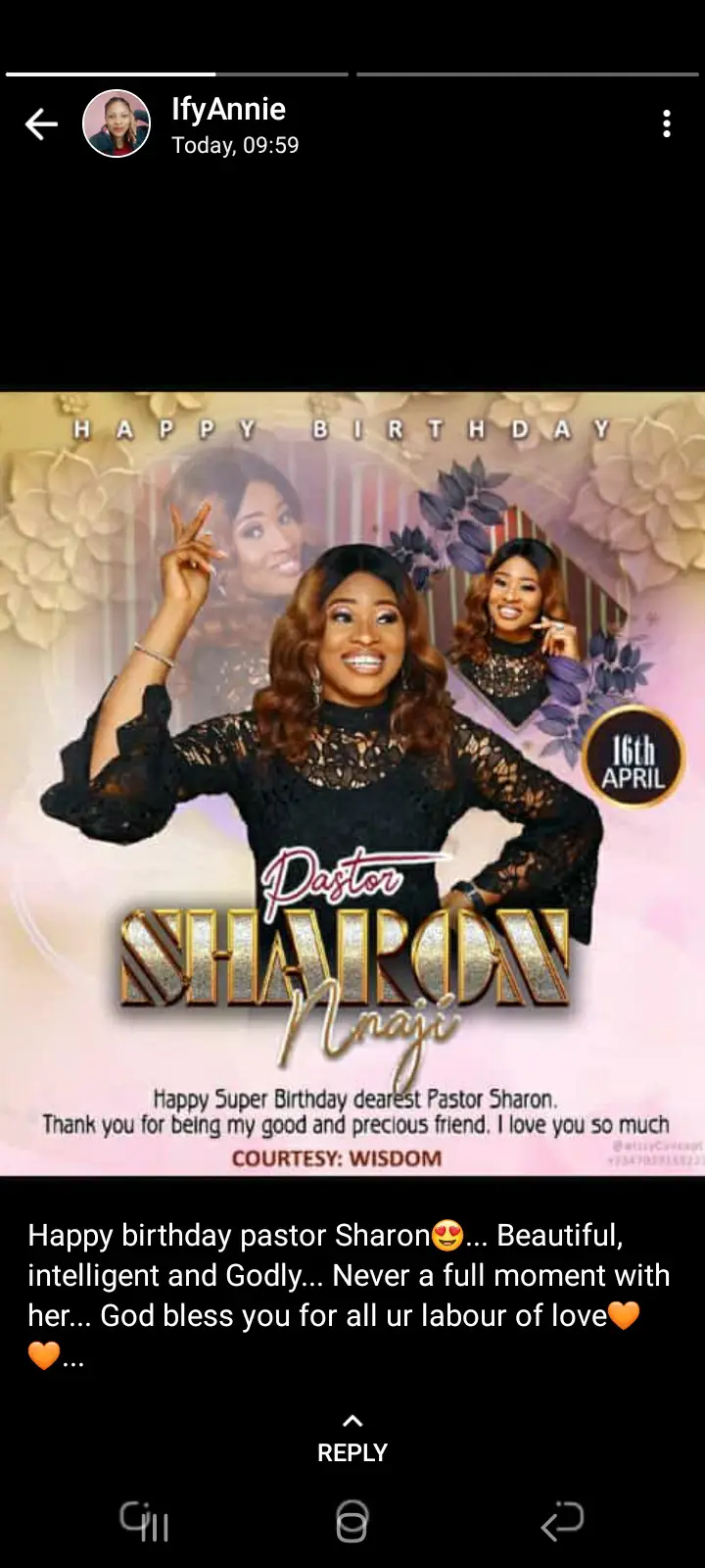 Pastor Sharon Nnaji avatar picture